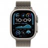 Apple Watch Ultra 2 GPS + Cellular, 49 мм, корпус из бежевого титана, ремешок Milanese бежевого цвета, L, MX5T3Q