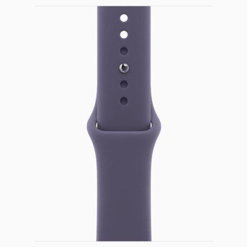 Apple Watch Series 11 GPS, 46 мм Silver Aluminum Case with Purple Fog Sport Band, S/M