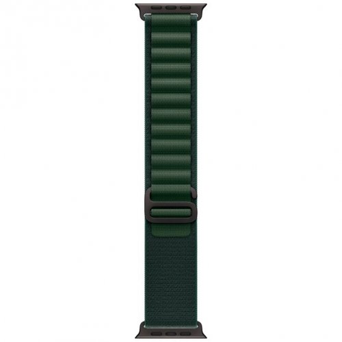 Apple Watch Ultra 2 GPS + Cellular, 49 мм, корпус из черного титана, ремешок Alpine зеленого цвета, размер L, MX4T3Q