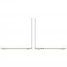 Apple MacBook Air 13" (M4, 10C CPU/10C GPU, 2025), 24 ГБ, 512 ГБ SSD, сияющая звезда, Starlight, MC6A4