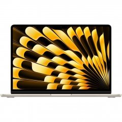 Apple MacBook Air 13" (M3, 8C CPU/8C GPU, 2024), 8 ГБ, 256 ГБ SSD, Starlight, Сияющая звезда, MRXT3