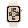 Apple Watch SE 2024, 40 mm, shining star aluminum case, shining Star sports strap M/L, MXEG3Q