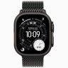 Apple Watch Ultra 3 GPS + Cellular, 49 мм Black Titanium Case with Black Titanium Milanese Loop, M