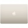 Apple MacBook Air 15" (M4, 10C CPU/10C GPU, 2025), 16 ГБ, 256 ГБ SSD, сияющая звезда, Starlight, MW1J3