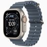 Apple Watch Ultra 3 GPS + Cellular, 49 мм Natural Titanium Case with Anchor Blue Ocean Band