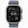 Apple Watch Ultra 3 GPS + Cellular, 49 мм Natural Titanium Case with Anchor Blue Ocean Band