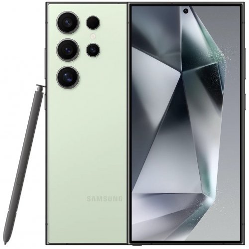 Samsung Galaxy S24 Ultra smartphone, 256 GB, green titanium, SM-S928BLGC