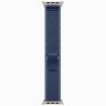 Apple Watch Ultra 3 GPS + Cellular, 49 мм Natural Titanium Case with Blue/Bright Blue Trail Loop, M/L