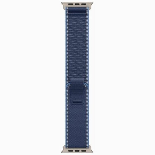 Apple Watch Ultra 3 GPS + Cellular, 49 мм Natural Titanium Case with Blue/Bright Blue Trail Loop, S/M