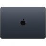 Apple MacBook Air 13" (M3, 8C CPU/10C GPU, 2024), 16 ГБ, 512 ГБ SSD, Midnight, полуночный черный, MXCV3