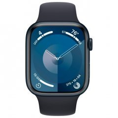 Apple Watch Series 9, 45 mm, dark night aluminum case, Dark night sports strap, size S/M, MR993