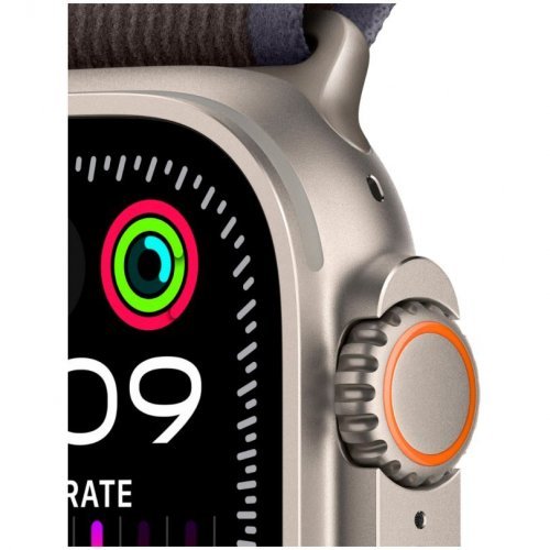 Apple Watch Ultra 2 GPS + Cellular, 49 mm, Titanium case, Blue/Black Trail Strap, size M/L, MRFR3
