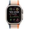 Apple Watch Ultra 2 GPS + Cellular, 49 mm, Titanium case, Orange/beige Trail strap, size M/L, MRF23