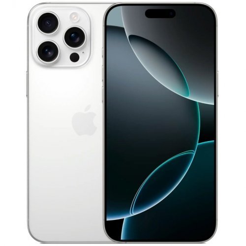 Apple iPhone 16 Pro Max 256 GB, White Titanium, Titanium White