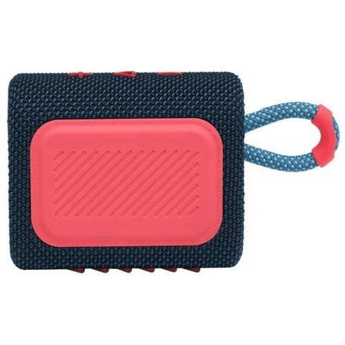 Беспроводная акустика JBL GO 3, Blue/Pink
