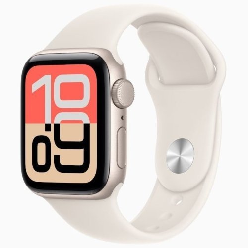 Apple Watch SE 3 GPS, 40 мм Starlight Aluminum Case with Starlight Sport Band, M/L
