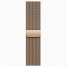 Apple Watch Series 11 GPS + Cellular, 42 мм Gold Titanium Case with Gold Milanese Loop