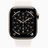 Apple Watch Series 11 GPS + Cellular, 42 мм Gold Titanium Case with Light Blush Sport Band, S/M