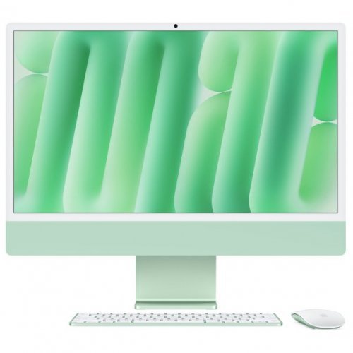 Apple iMac 24" Retina 4,5K (M4 10C CPU, 10C GPU, 2024), 16 ГБ, 256 ГБ SSD, зеленый, MWUY3