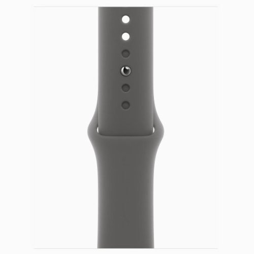 Apple Watch Series 11 GPS + Cellular, 42 мм Natural Titanium Case with Stone Gray Sport Band, M/L