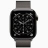 Apple Watch Series 11 GPS + Cellular, 42 мм Slate Titanium Case with Slate Milanese Loop