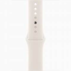 Apple Watch Series 10 GPS + Cellular, 46 мм Gold Titanium Case with Starlight Sport Band, M/L, MWYY3Q
