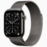 Apple Watch Series 11 GPS + Cellular, 46 мм Slate Titanium Case with Slate Milanese Loop