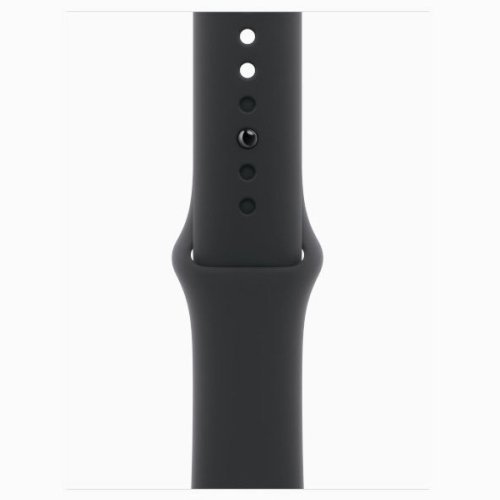 Apple Watch Series 11 GPS, 42 мм Jet Black Aluminum Case with Black Sport Band, M/L