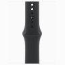 Apple Watch Series 11 GPS, 42 мм Jet Black Aluminum Case with Black Sport Band, M/L