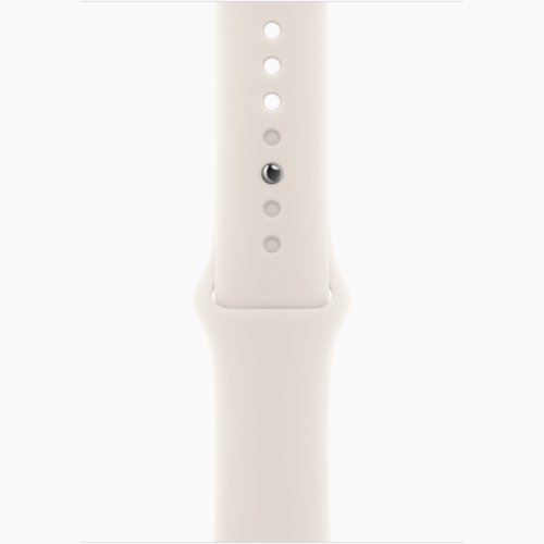 Apple Watch Series 10 GPS + Cellular, 42 мм Gold Titanium Case with Starlight Sport Band, S/M, MX063Q