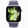 Apple Watch Series 11 GPS, 42 мм Silver Aluminum Case with Purple Fog Sport Band, M/L
