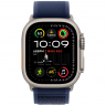 Apple Watch Ultra 2 GPS + Cellular, 49 mm, beige titanium case, Blue Trail strap, size S/M, MX4J3Q