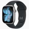 Apple Watch Series 11 GPS, 42 мм Space Gray Aluminum Case with Black Sport Band, S/M